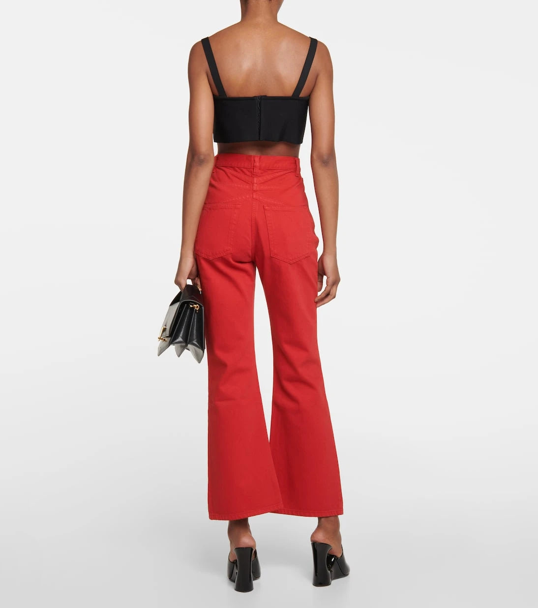 Alaïa - High-rise bootcut jeans