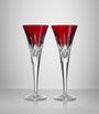 Set of 2 Crystal Lismore Champagne Flutes (170ml)