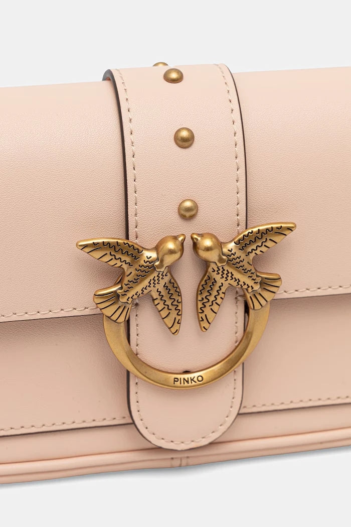 Pinko kadın deri crossbody çanta