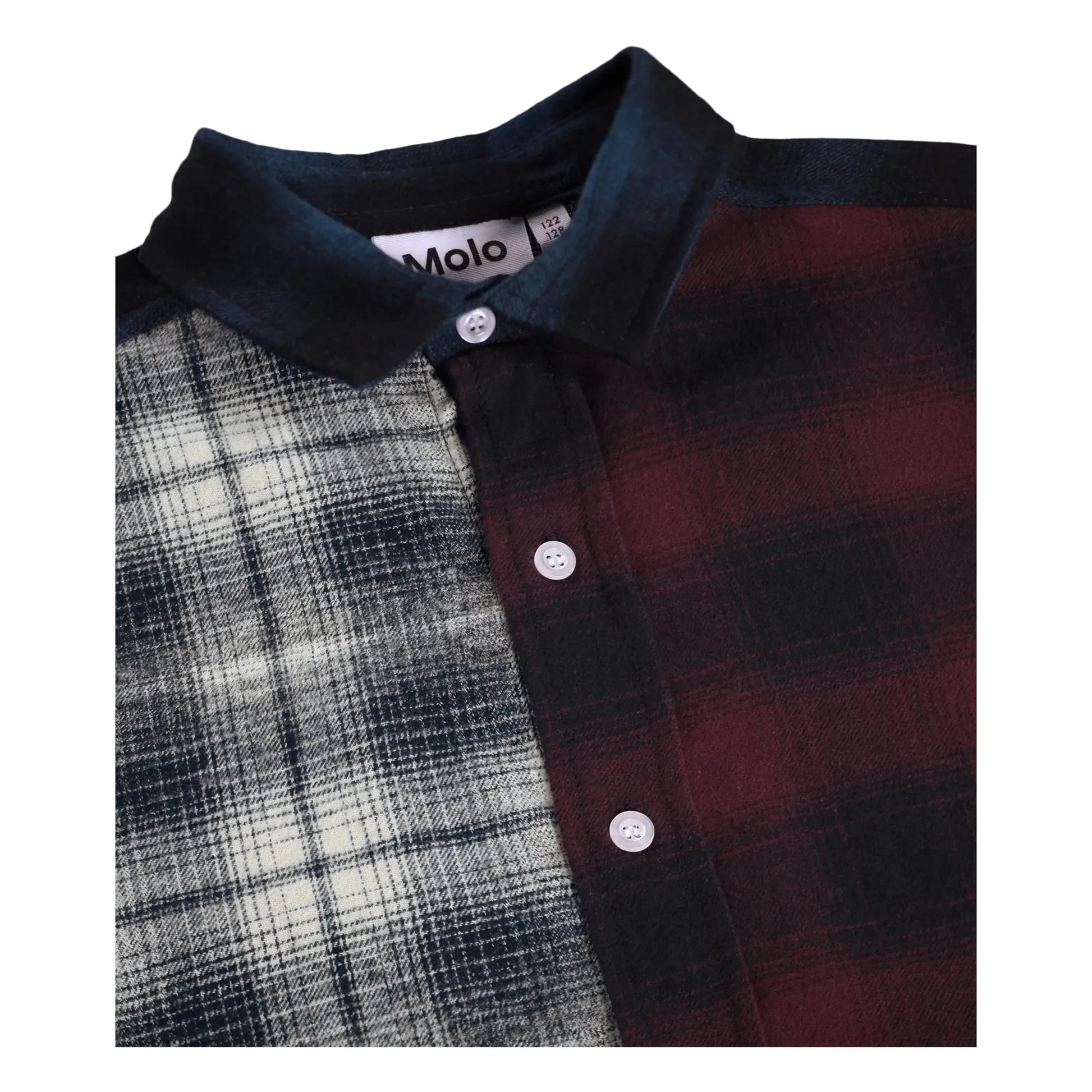 Molo - Shirt Remon Carreaux Coton Bio | Black
