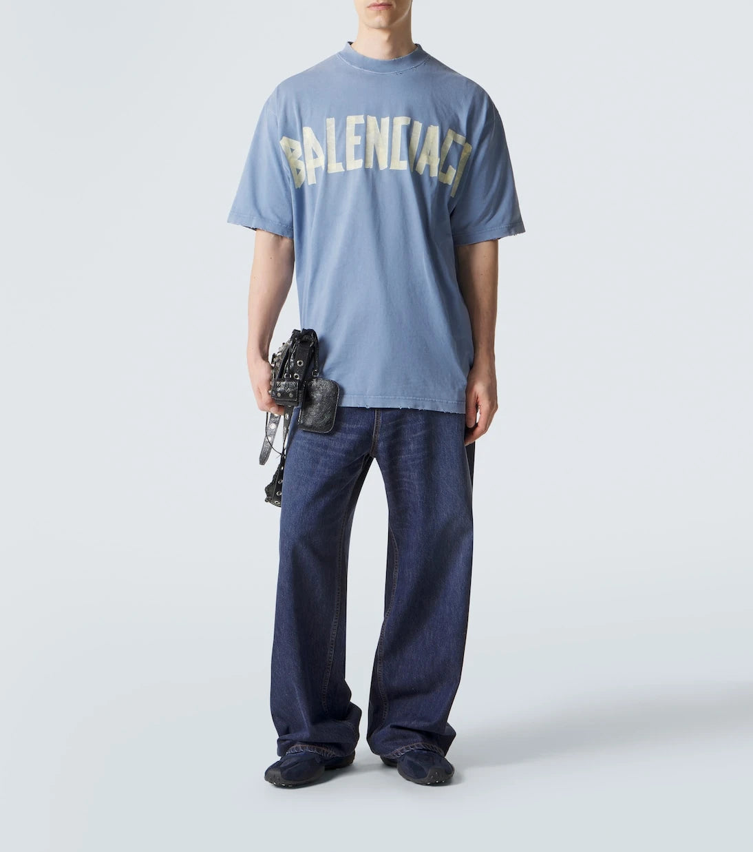 Balenciaga - Mid-rise wide-leg jeans