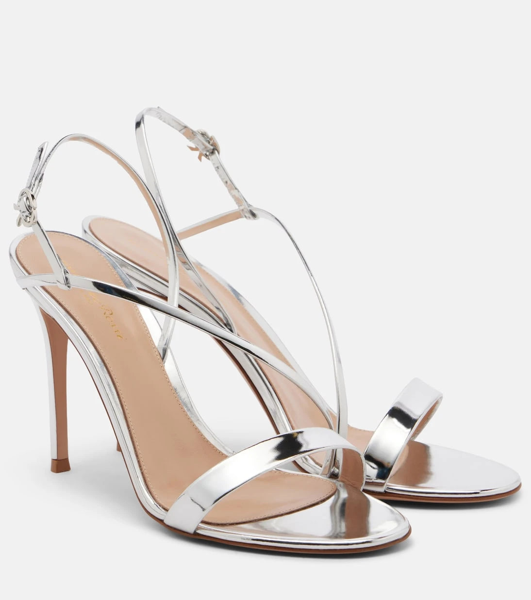 Gianvito Rossi - Manhattan mirrored leather sandals
