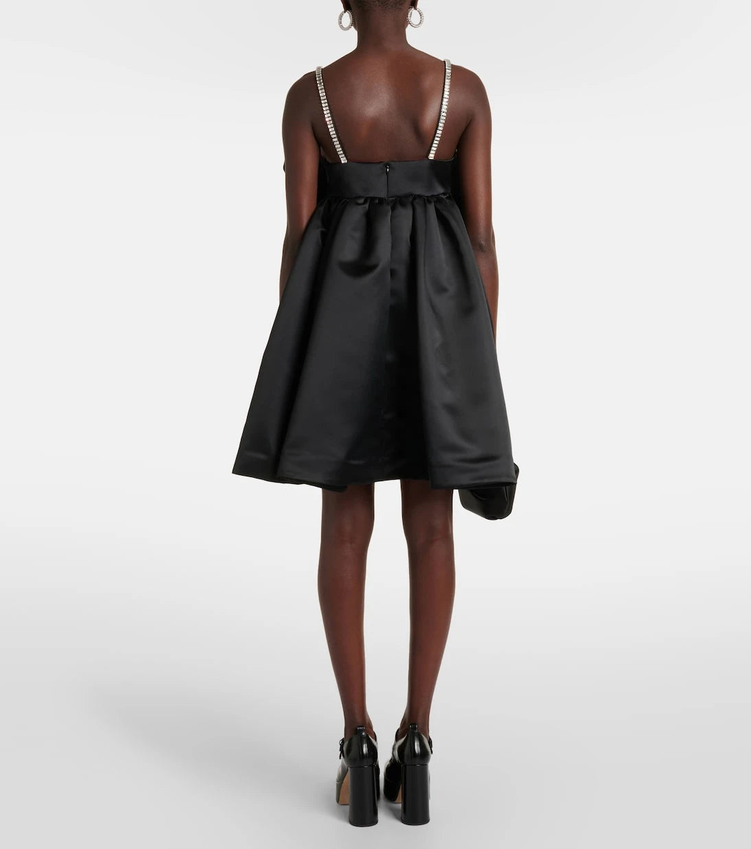 Nina Ricci - Bow-detail satin minidress