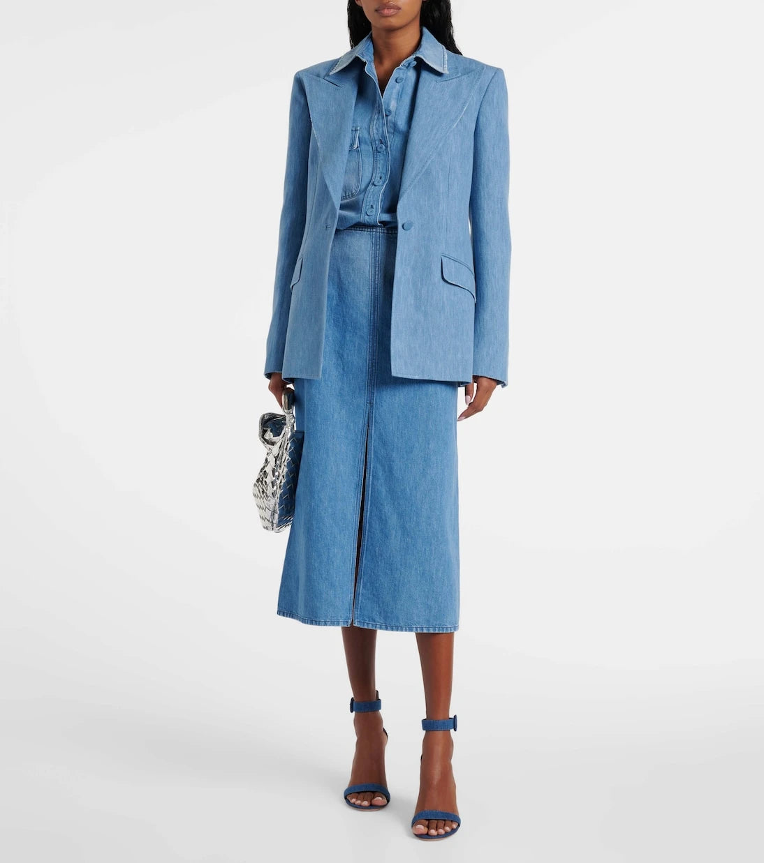 Gianvito Rossi - Portofino 85 denim sandals