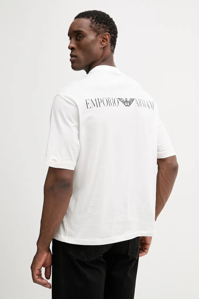 Памучна тениска Emporio Armani