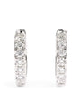 White Gold and Diamond Huggie Earrings (0.20ctw)