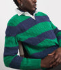 Polo Ralph Lauren Multi Wool-Blend Stripe Cable-Knit Rugby Sweater