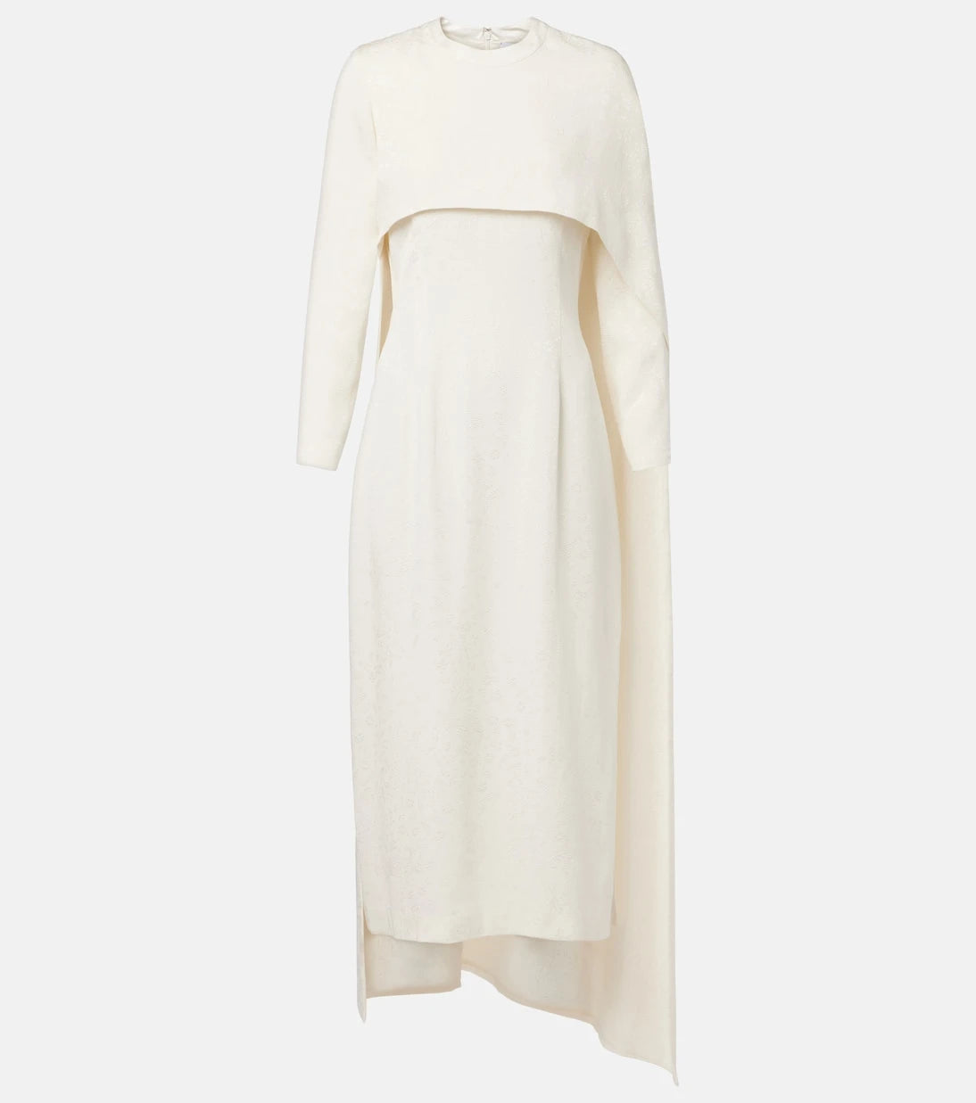 Markarian - Felice caped jacquard midi dress