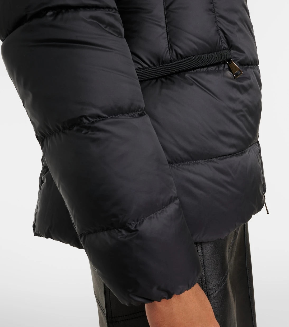 Moncler - Boed shearling-trimmed down jacket