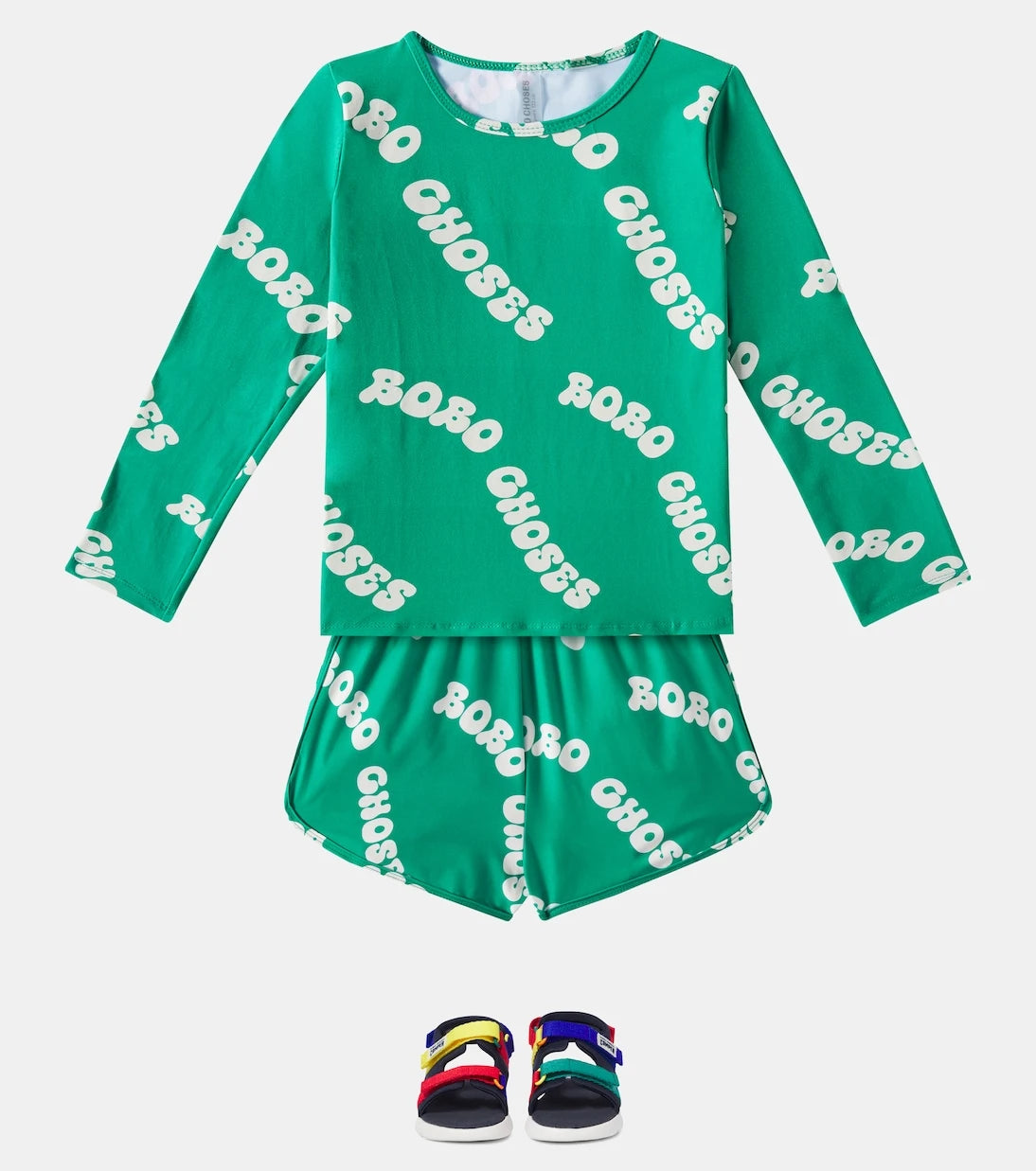 Bobo Choses - Wavy logo rashguard top