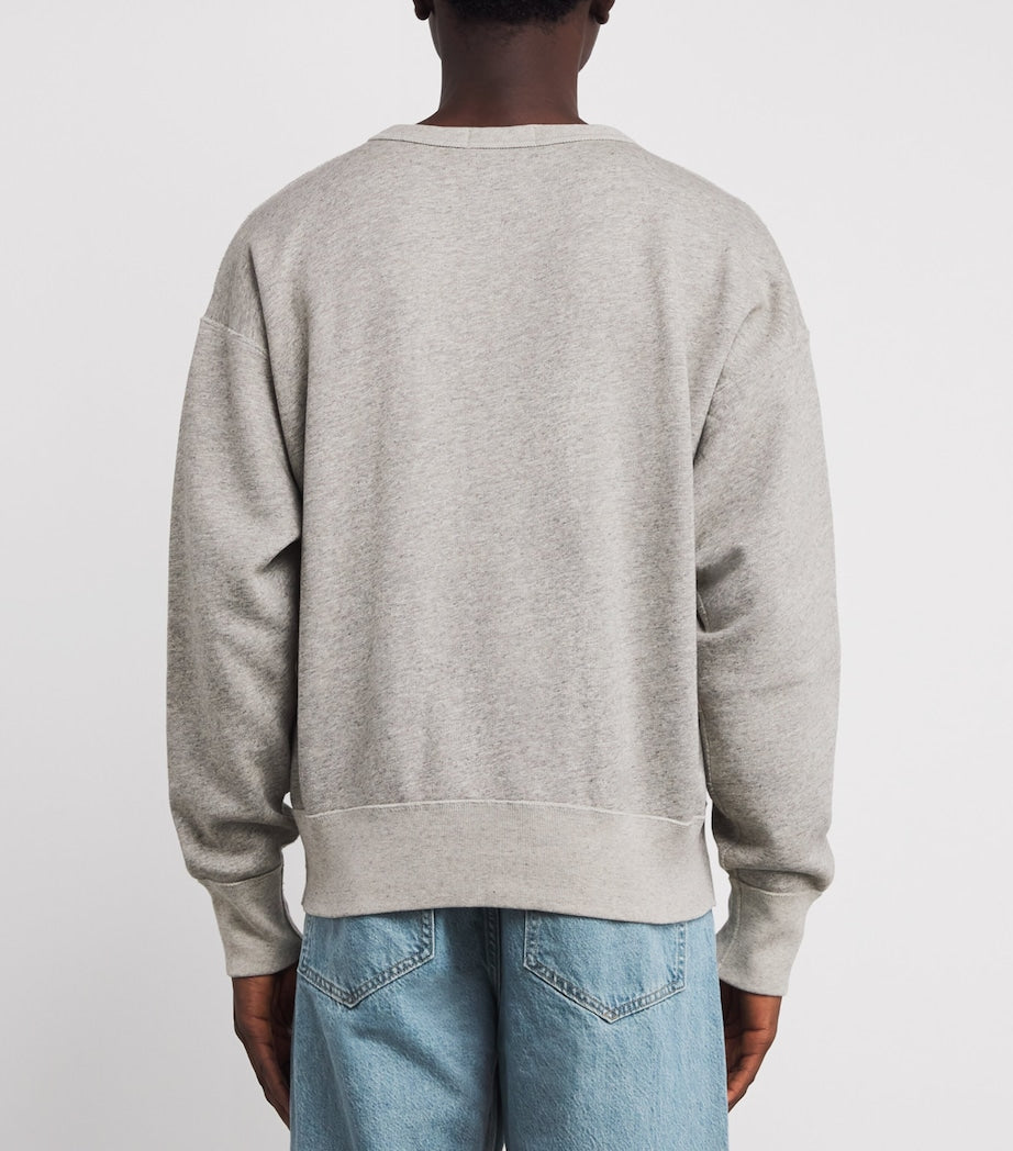 Polo Ralph Lauren Grey Cotton 67 Logo Sweatshirt