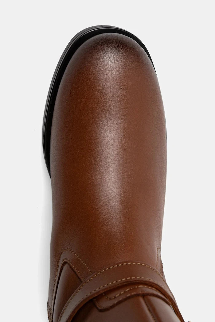 Tommy Hilfiger TH BUCKLE RIDING LTHR LONG BOOT Deri Çizme