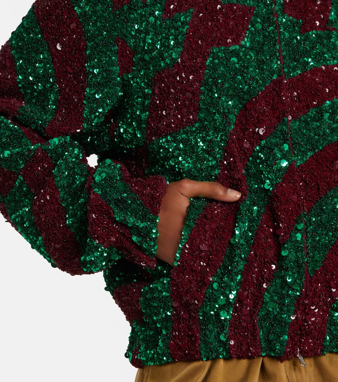 Dries Van Noten - جاكيت بلوزون بترتر