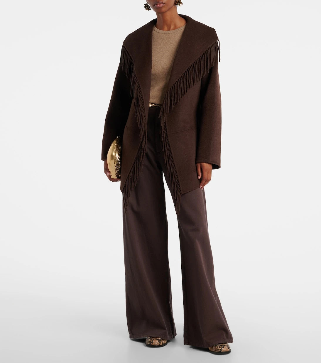 Simkhai - Rowen fringed wool-blend jacket