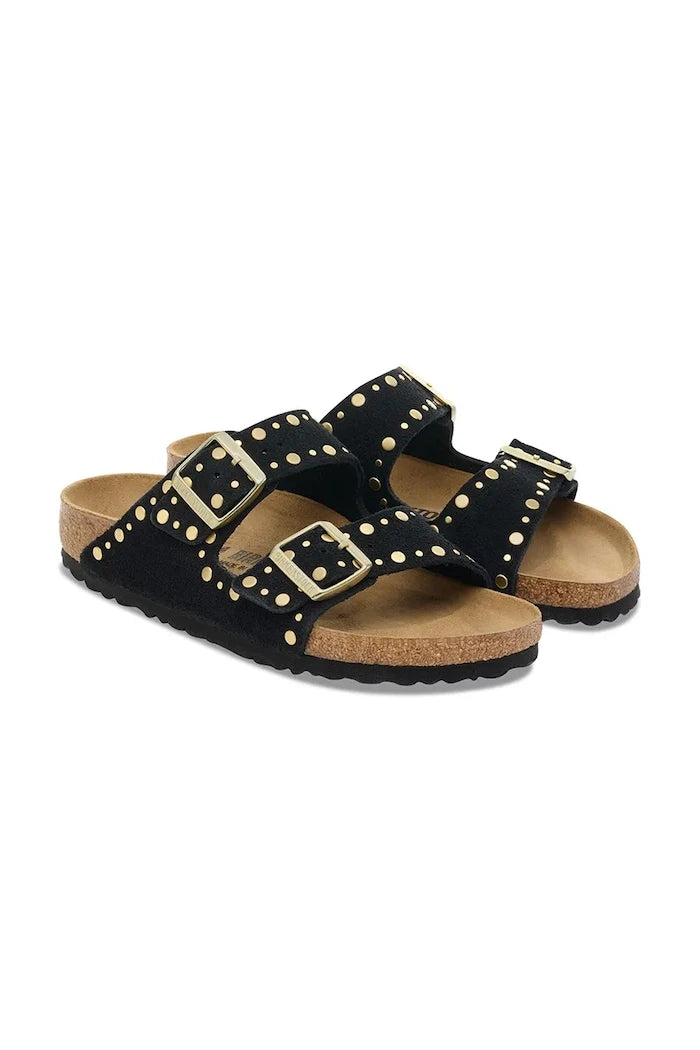 Велурени чехли Birkenstock Arizona Rivet
