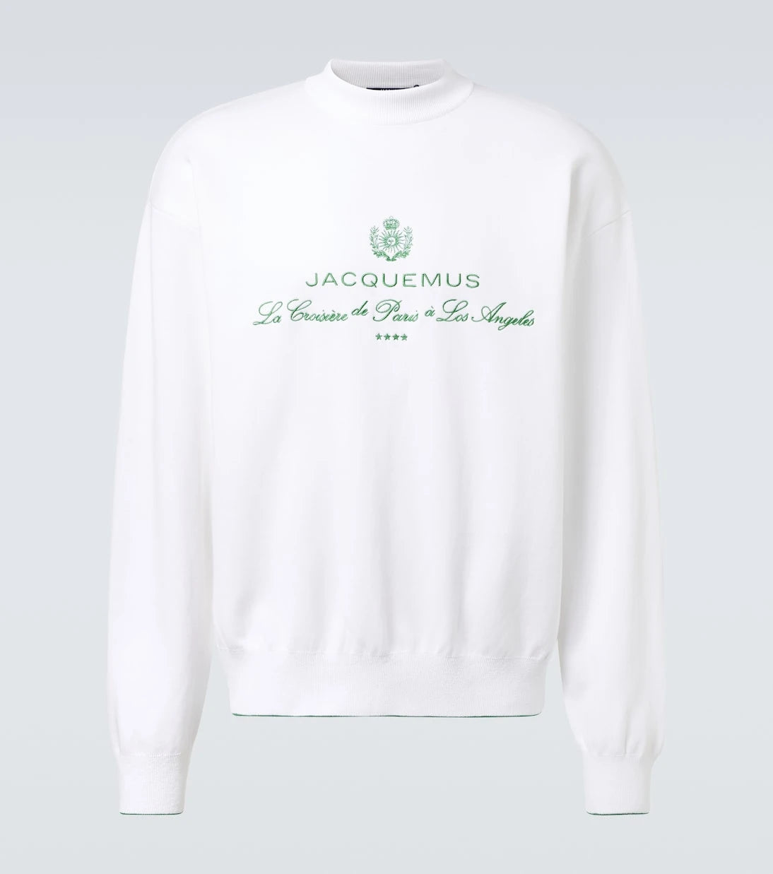 Jacquemus - Venice logo embroidered sweatshirt