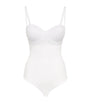 White Mat de Luxe Form Bodysuit