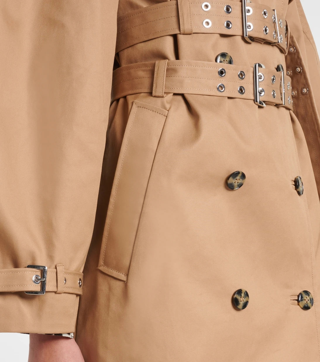 Ganni - Cotton trench coat