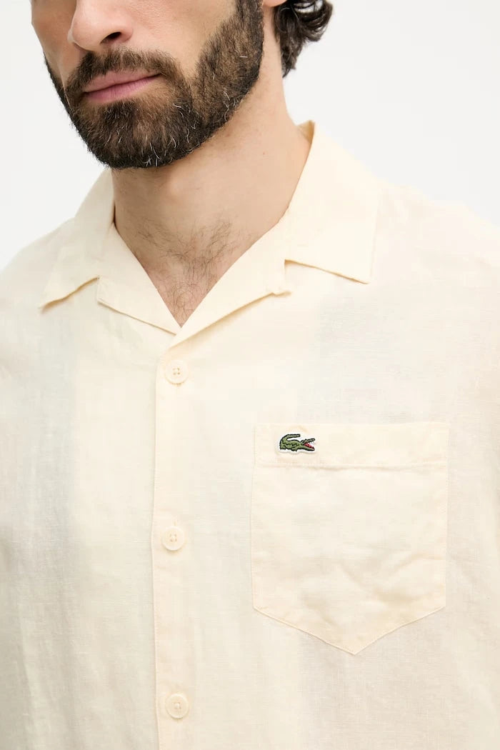 Lacoste риза мъжка от лен