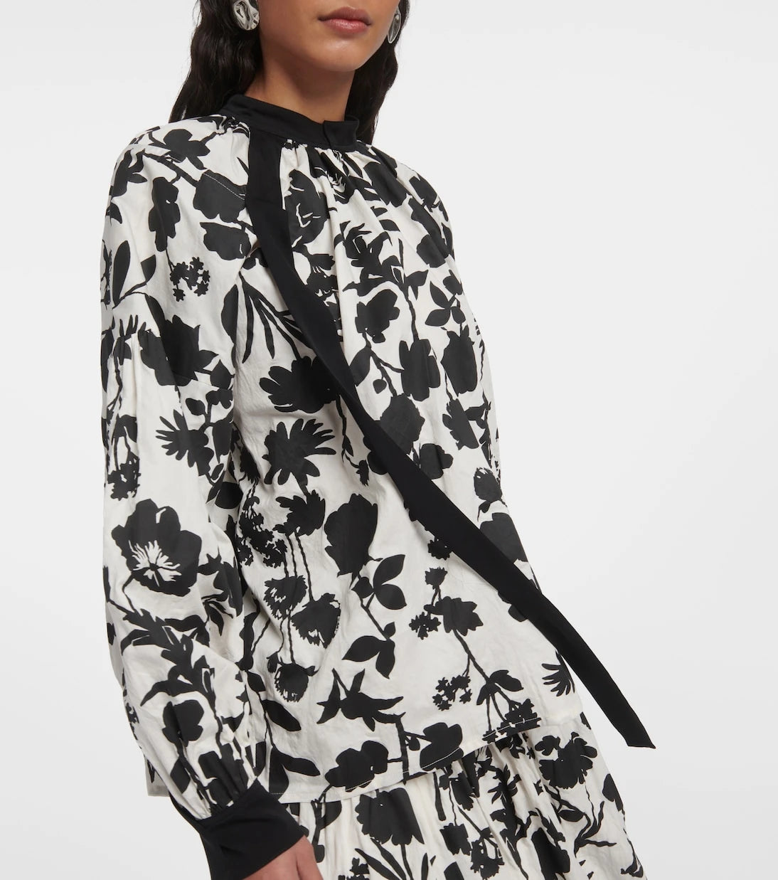 Max Mara - Gaetana floral cotton top
