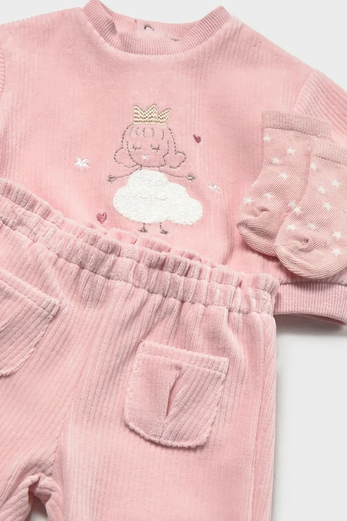 Mayoral Newborn Bebek için kot spor takım