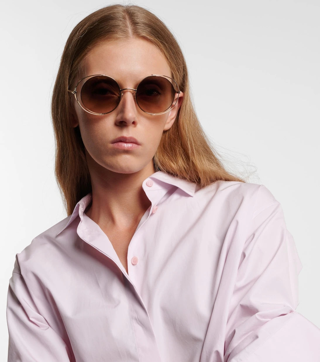 Loewe - نظارة شمسية دائرية مميزة