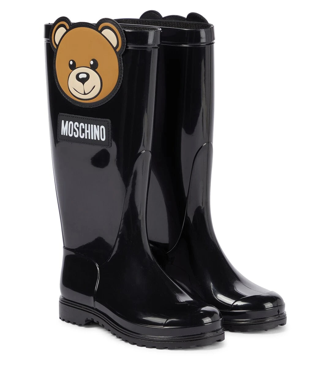 Moschino Kids - أحذية المطر المطاطية