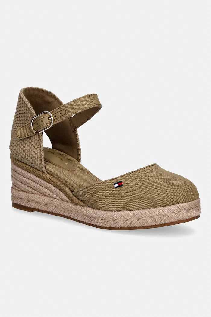 Tommy Hilfiger еспадрили дамски MID WEDGE ESPAD CLOSED TOE