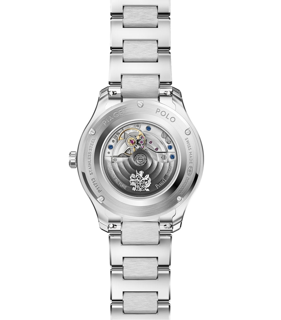Stainless Steel and Diamond Polo Date Watch 36mm