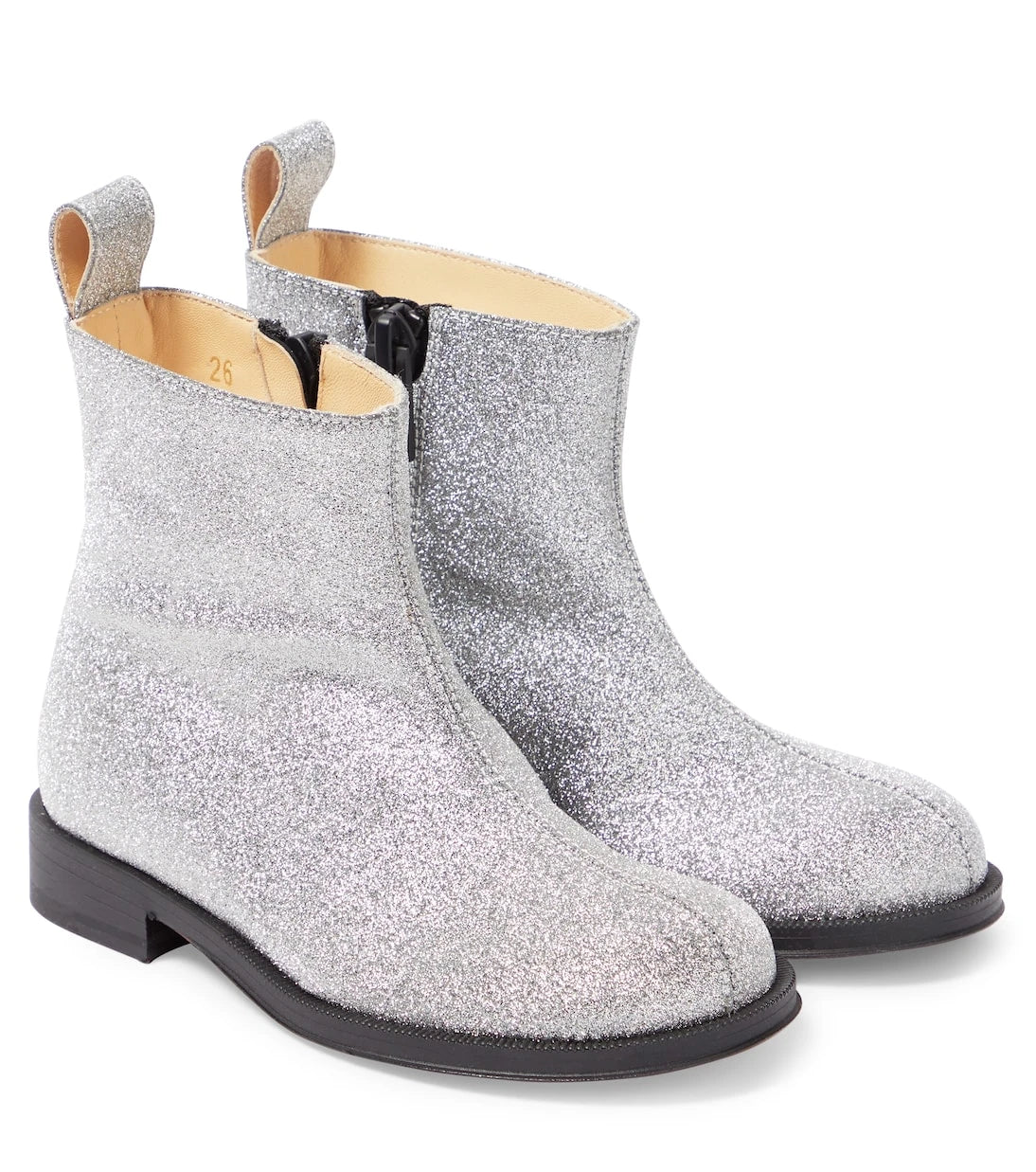 Christian Louboutin Kids - Bootynou glitter ankle boots