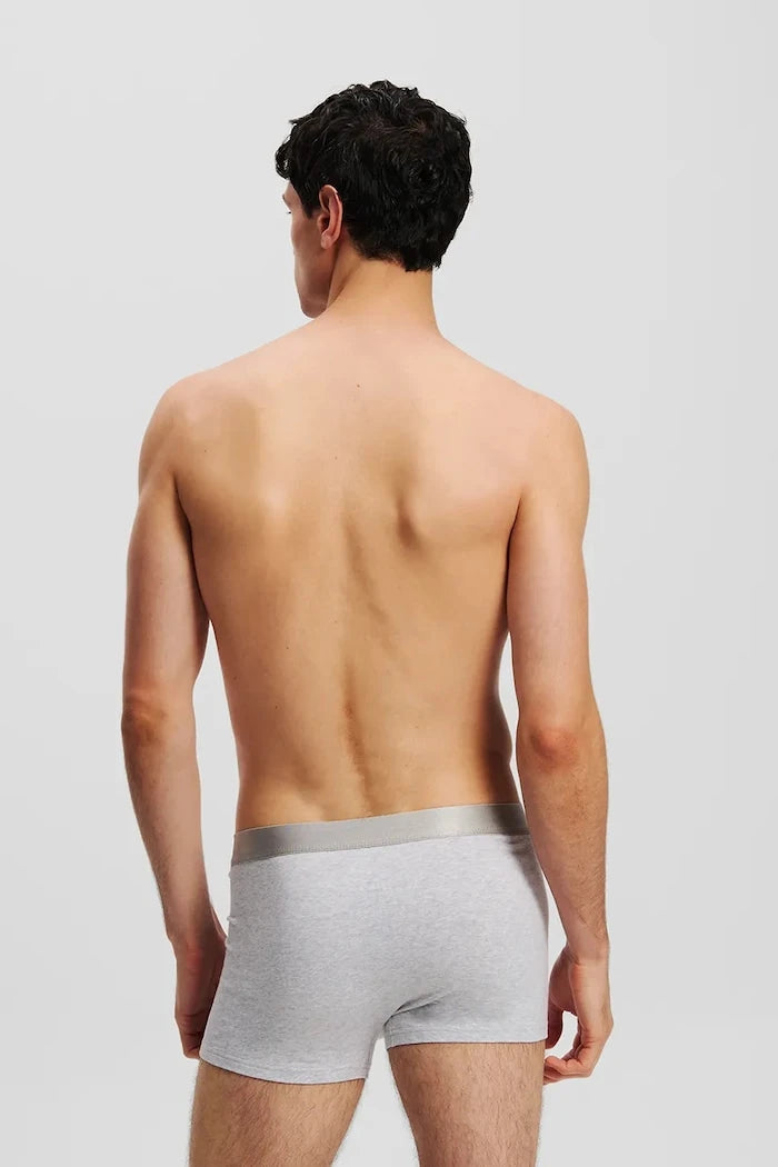 Karl Lagerfeld pamuklu elastan erkek boxer 3'lü