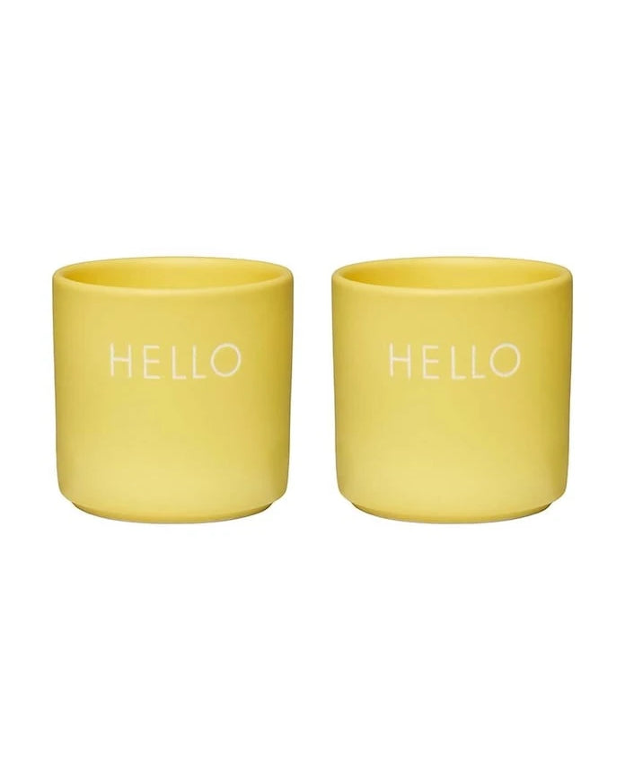 Design Letters Yello Hello Yumurta Kabı Seti (2'li)