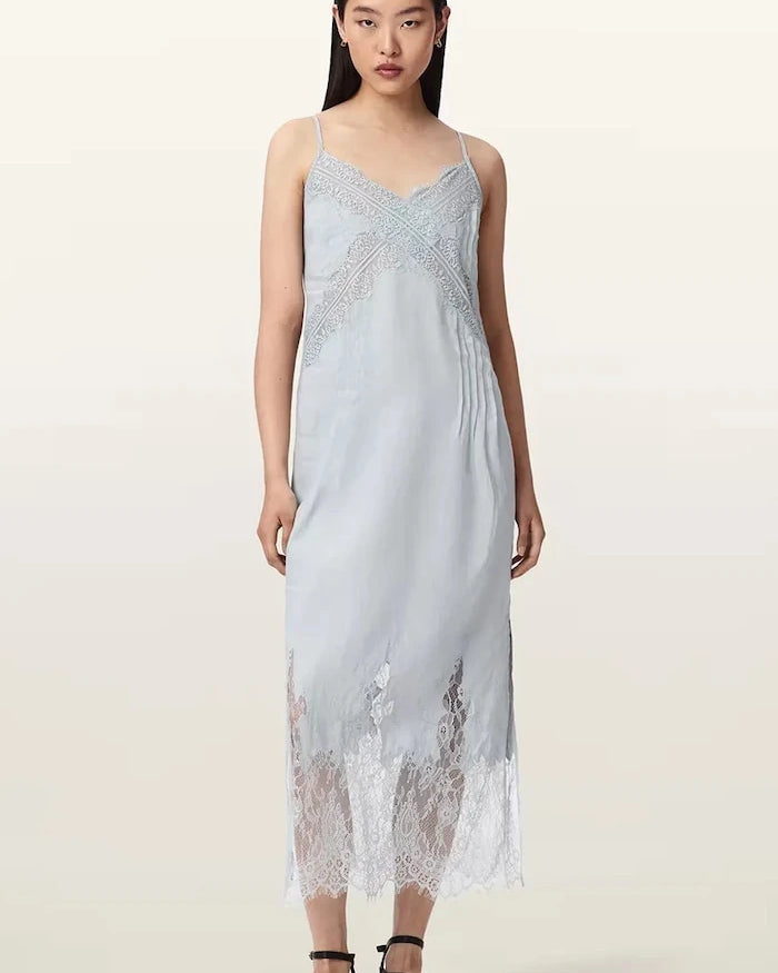 AllSaints SAMIA keten iç çamaşırı elbisesi