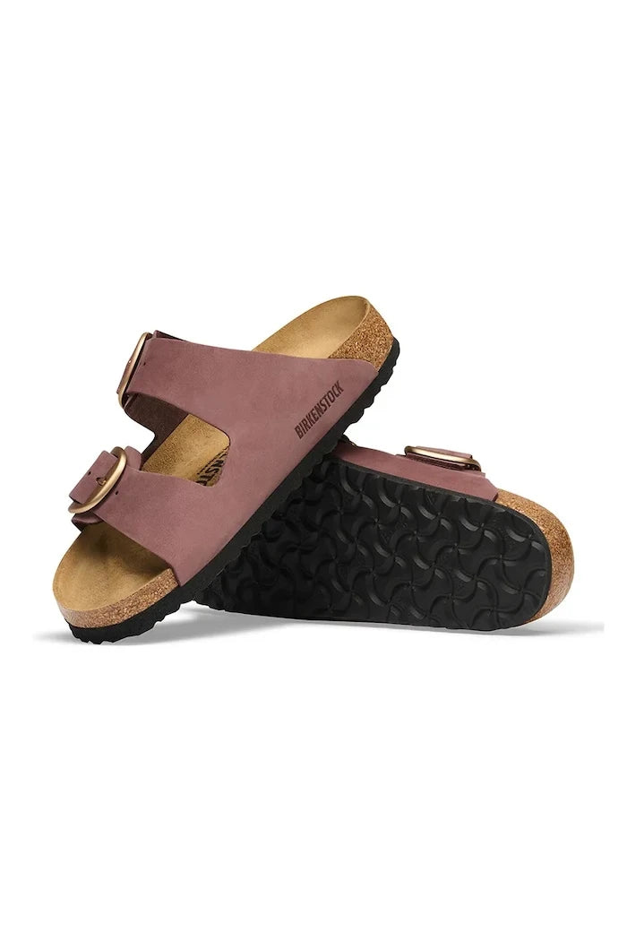 Birkenstock kadın nubuk terlik Arizona Big Buckle Nubuck Leather