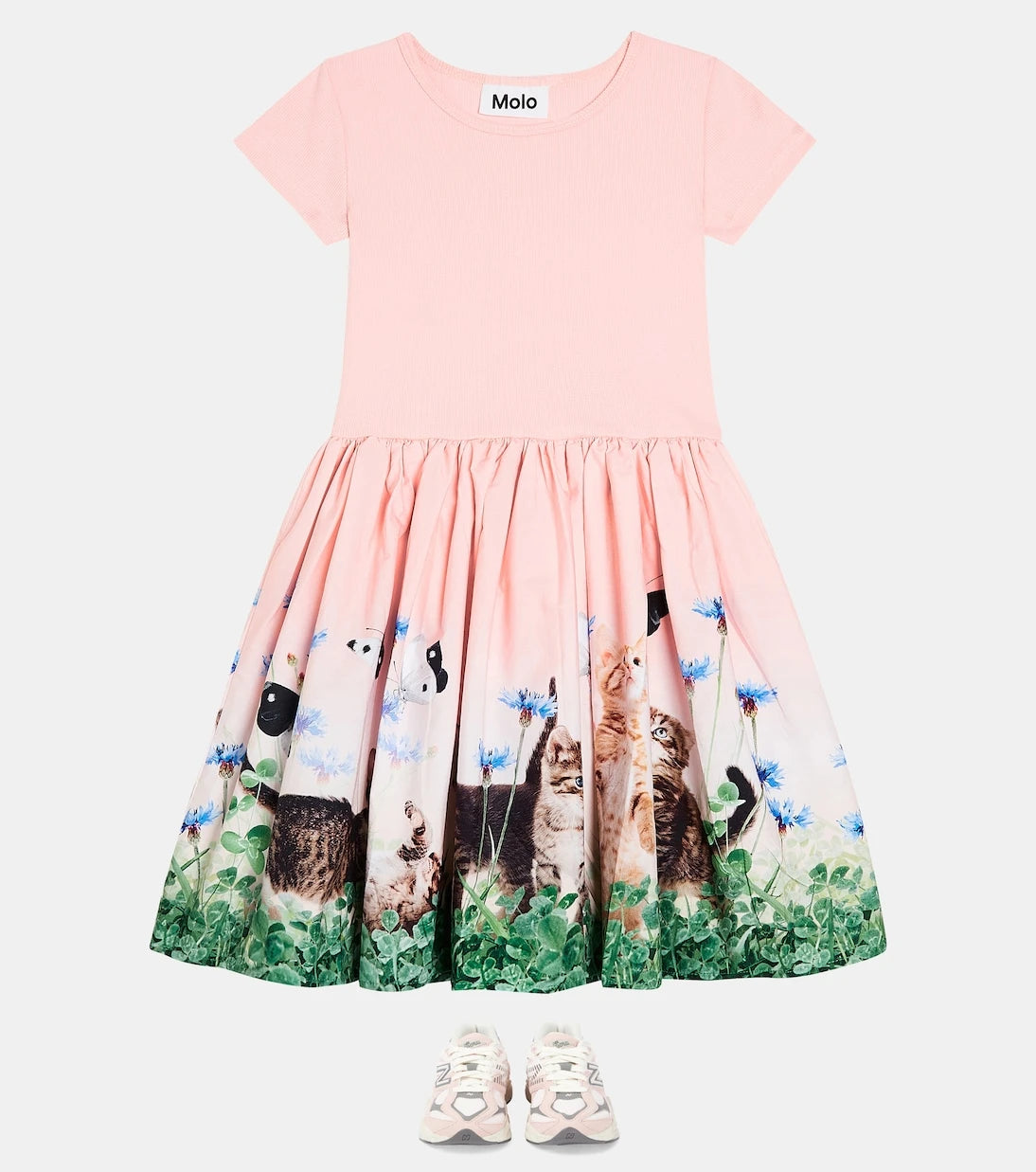 Molo - Cissa floral cotton-blend dress