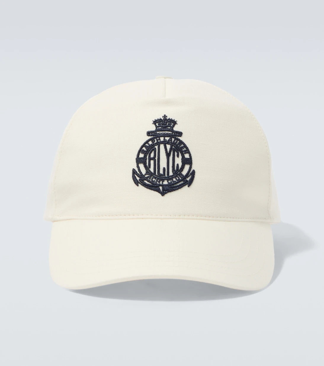 Ralph Lauren Purple Label - Logo silk and linen canvas baseball cap