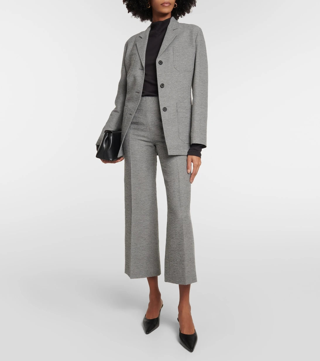 Toteme - Fitted wool-blend blazer