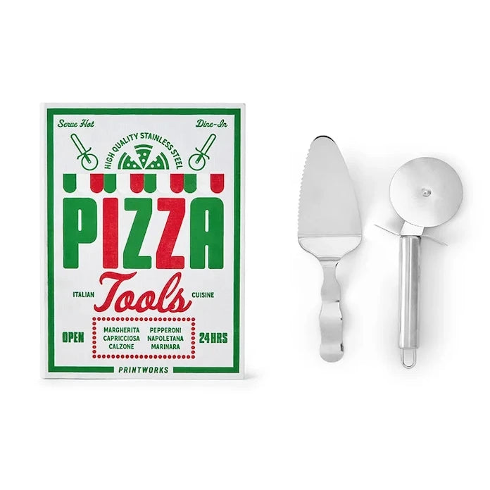 Printworks The Essentials Pizza Servis Bıçağı ve Spatulası
