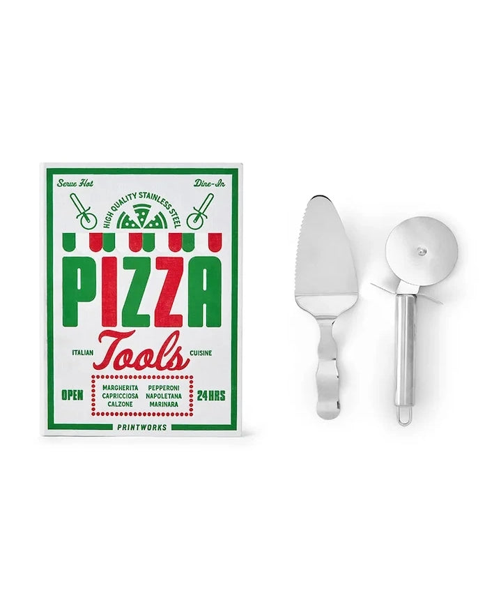 Printworks The Essentials Pizza Servis Bıçağı ve Spatulası