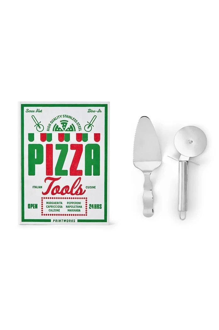 Printworks The Essentials Pizza Servis Bıçağı ve Spatulası