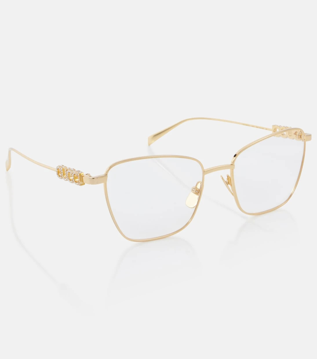 Gucci - Embellished cat-eye glasses