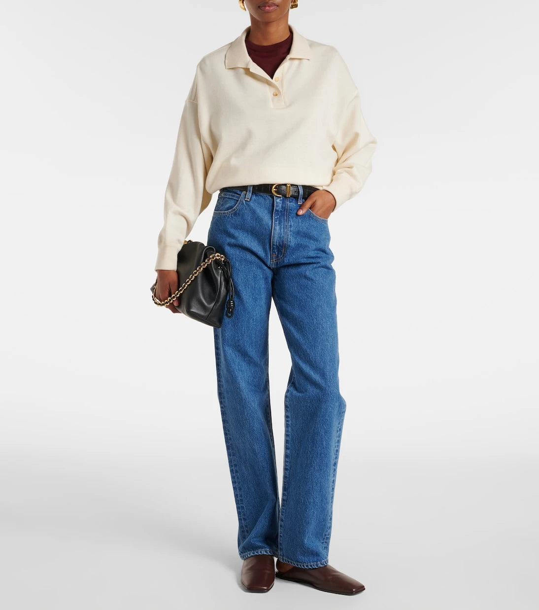 Slvrlake - London high-rise straight jeans