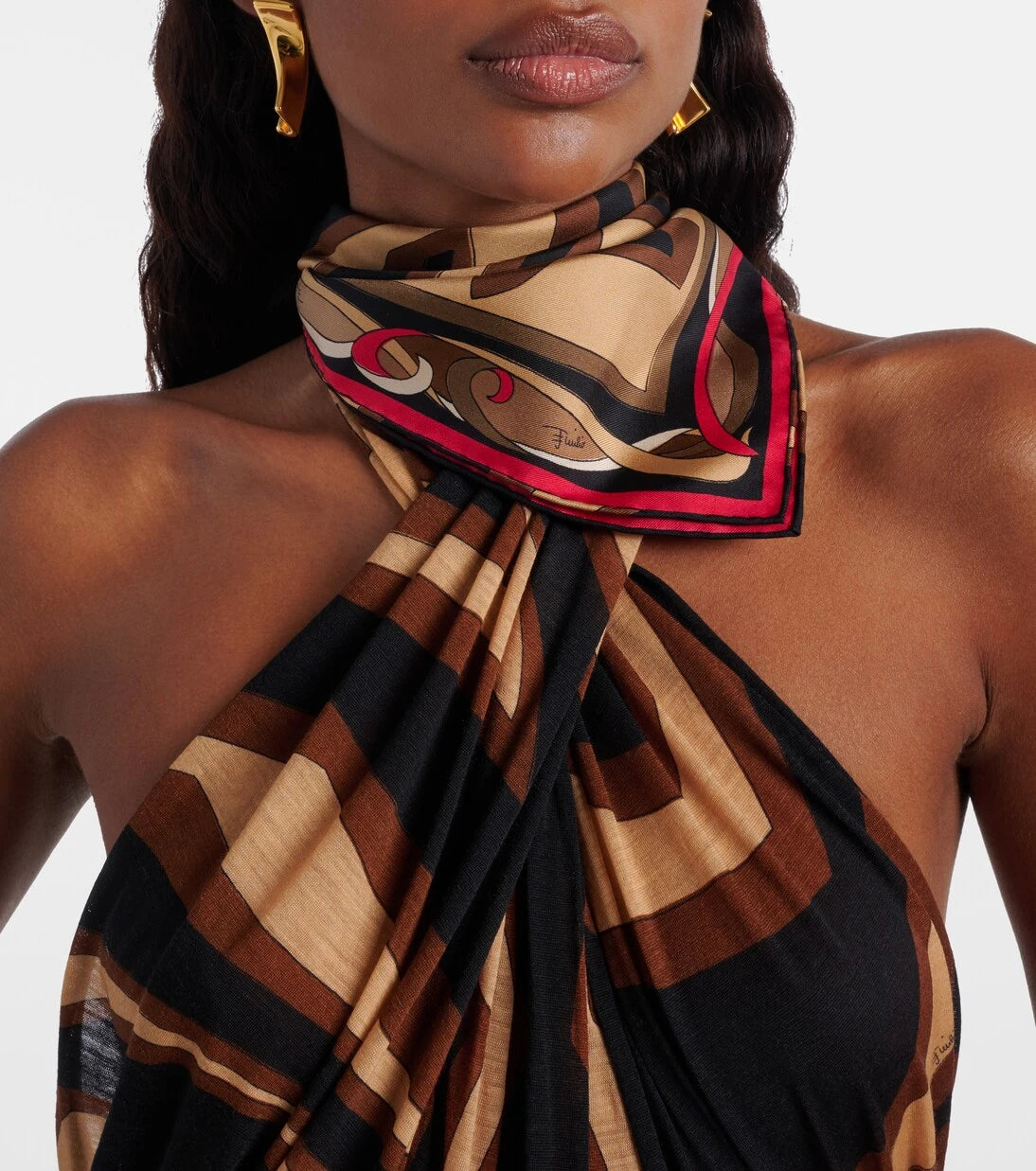 Pucci - Labirinto silk twill scarf