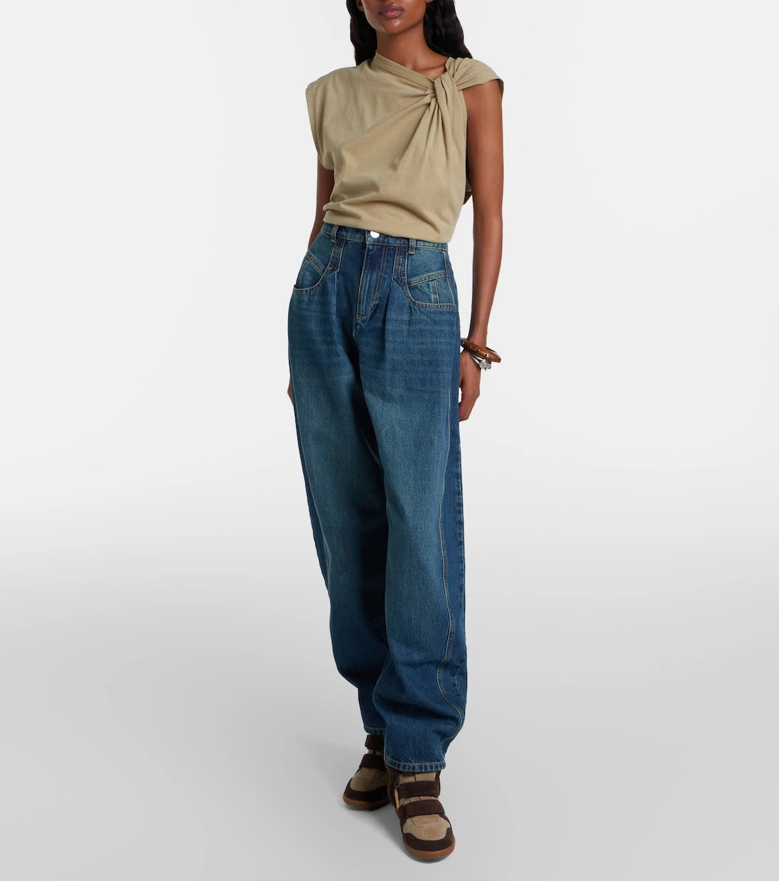 Isabel Marant - Lishaga barrel-leg jeans
