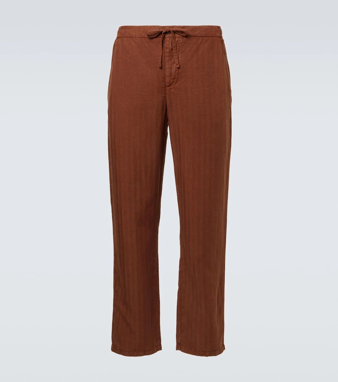 Frescobol Carioca - Mendes herringbone straight pants