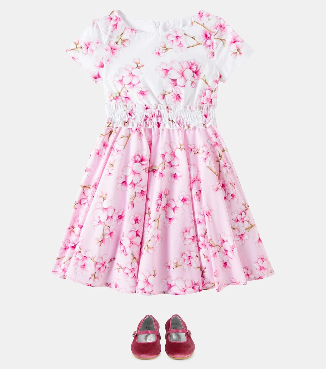 Monnalisa - Printed cotton dress