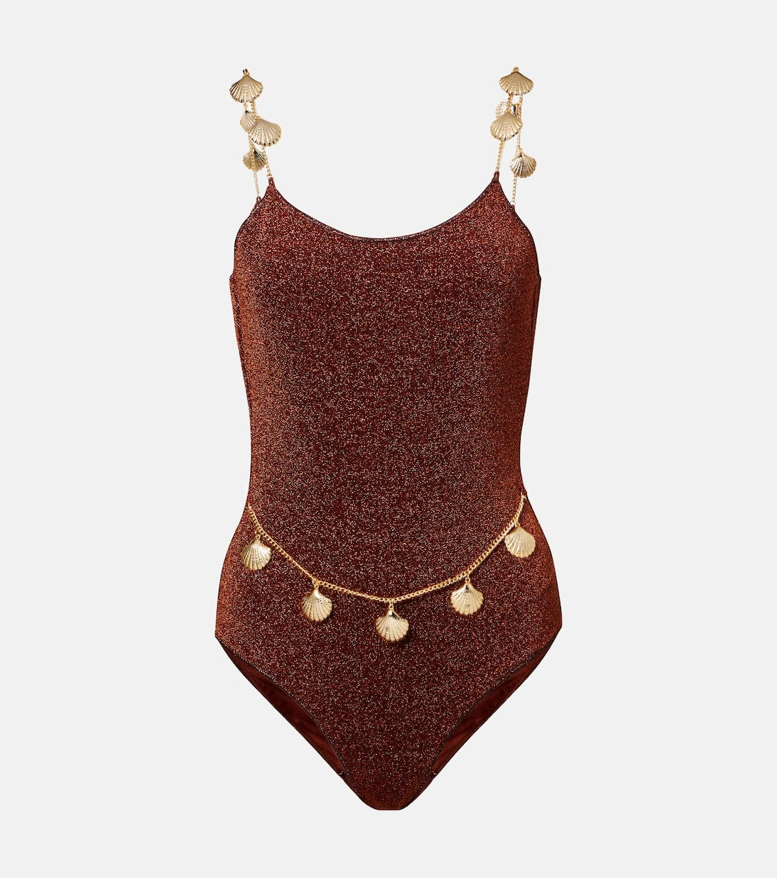 Oséree - Lumière Shells embellished swimsuit
