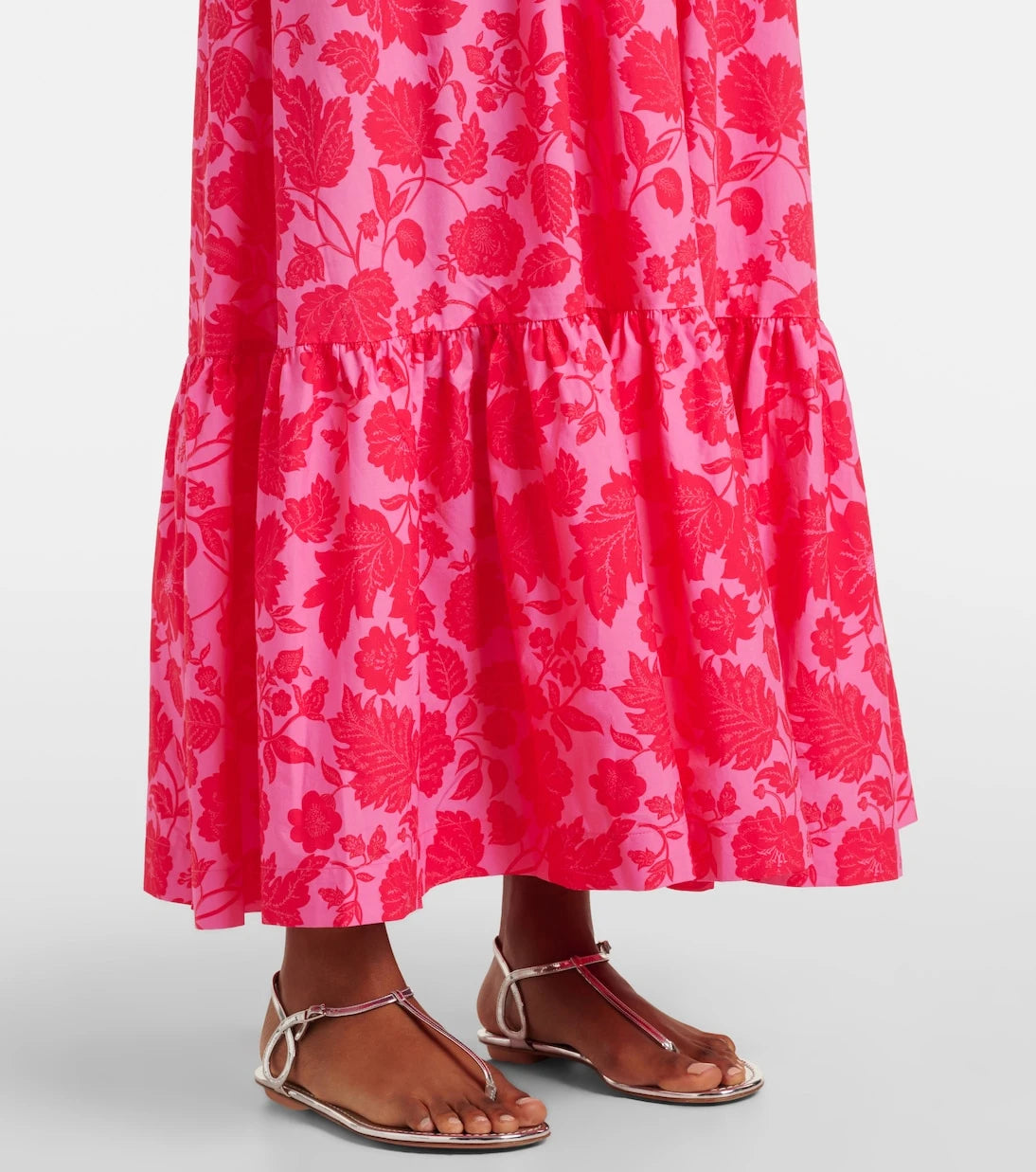 Heidi Klein - Fairhaven floral cotton-blend maxi dress