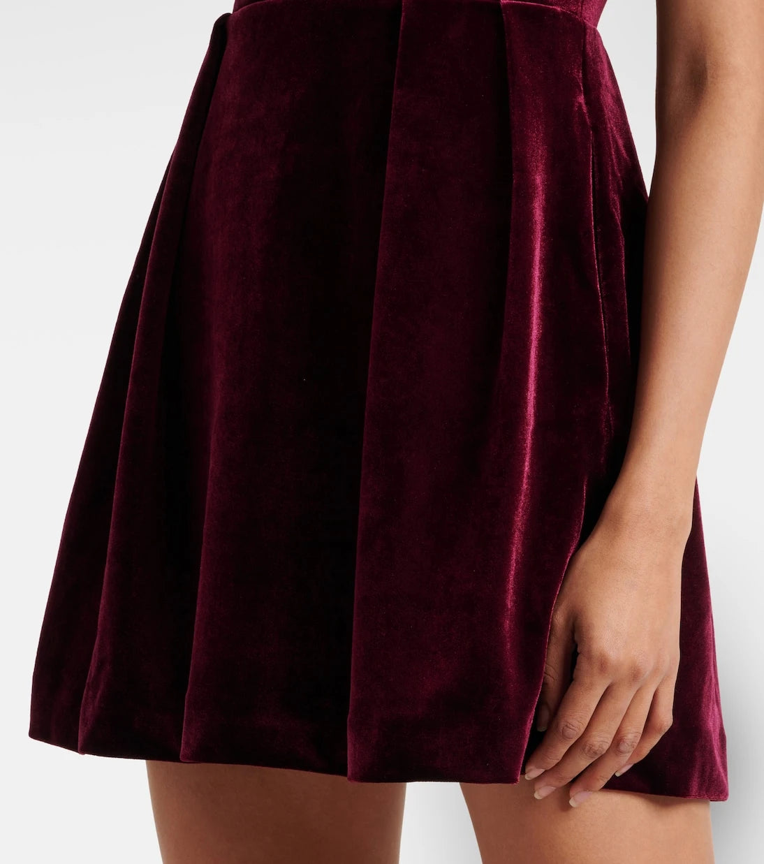 Self-Portrait - Velvet minidress