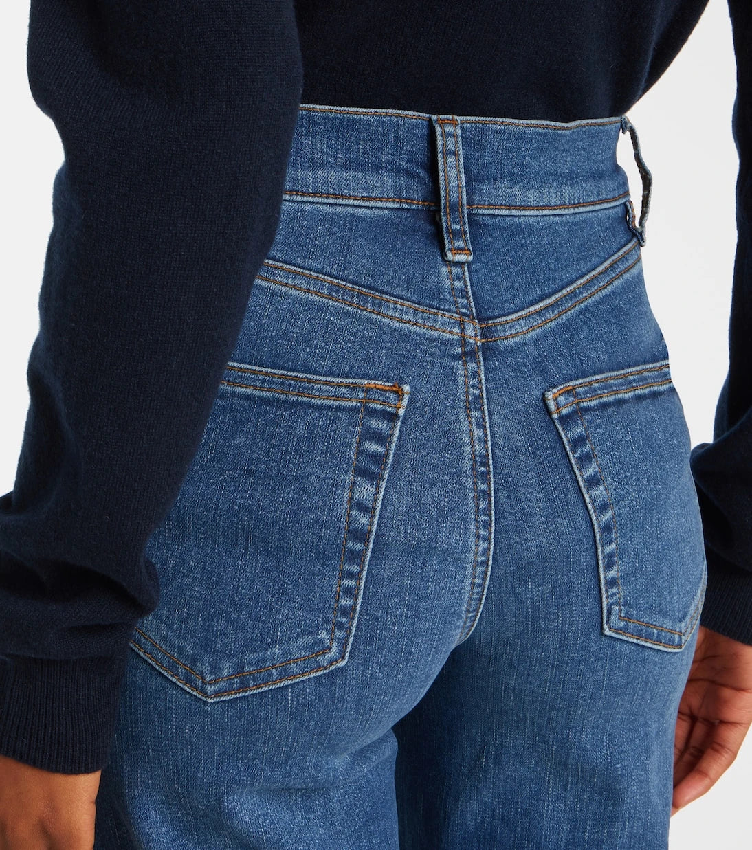 Frame - Le Slim Palazzo Crop wide-leg jeans